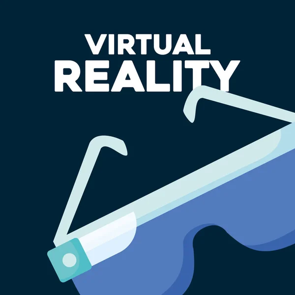 Diseño de realidad virtual — Vector de stock