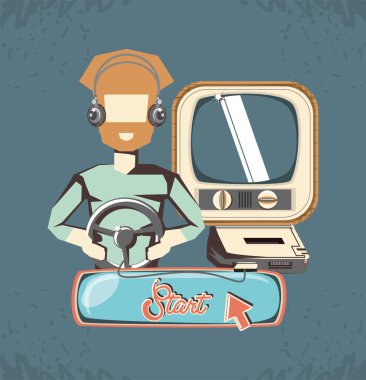 iskambil video oyunu retro adam