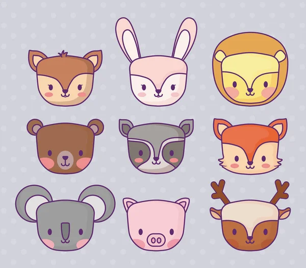 Design de animais bonitos —  Vetores de Stock