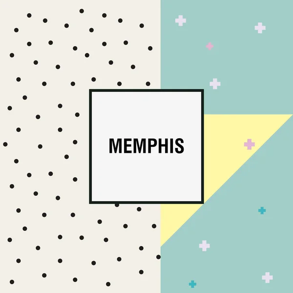 Memphis stílusú Design — Stock Vector