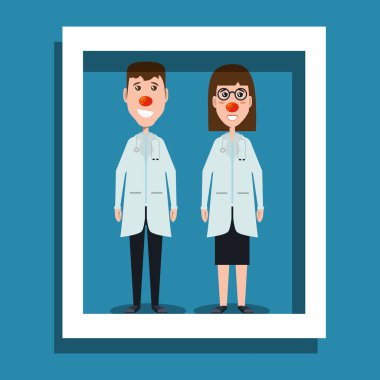 Kırmızı burun gün tasarım