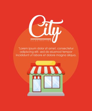 Infographic Şehir öğeleri