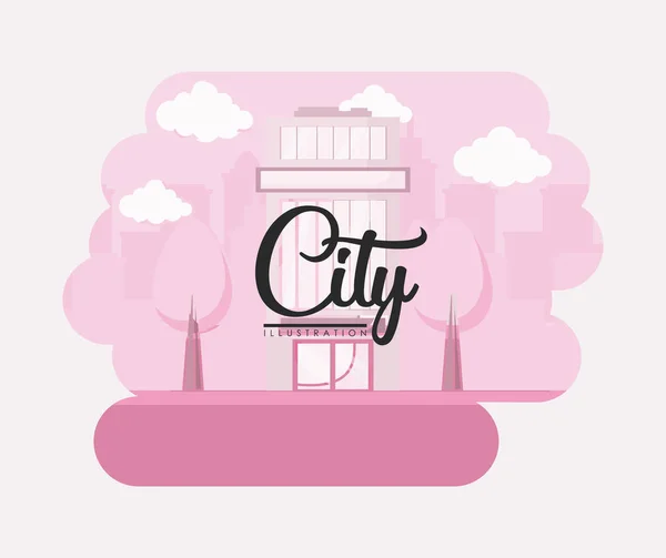 Miejski projekt miasta — Wektor stockowy