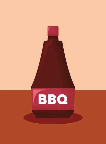 Εικονίδιο σάλτσα BBQ — Διανυσματικό Αρχείο