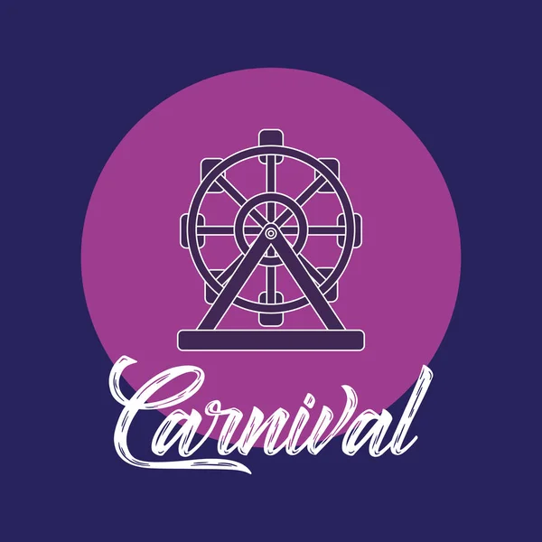 Conception de cirque de carnaval — Image vectorielle