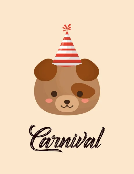 Diseño de circo de carnaval — Vector de stock