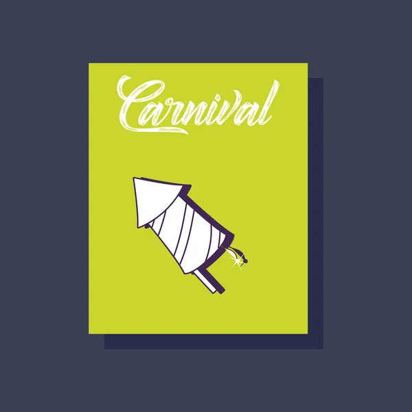 Design de circo de carnaval — Vetor de Stock