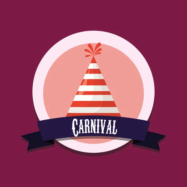 Diseño de circo de carnaval — Vector de stock