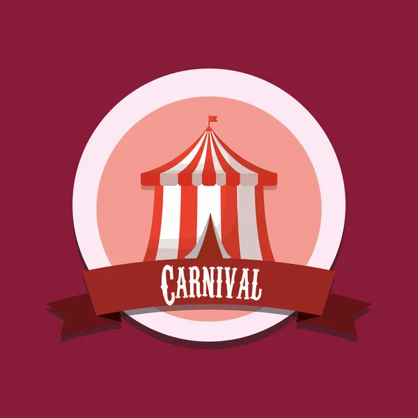 Karnaval sirk tasarım — Stok Vektör