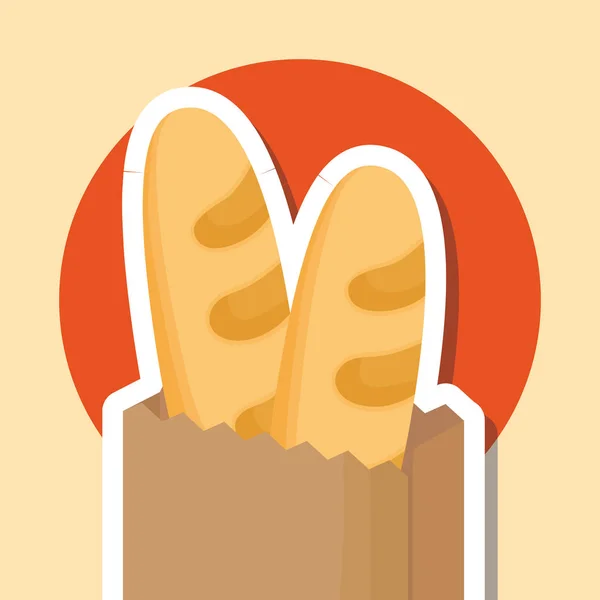 Diseño de comida de picnic — Vector de stock