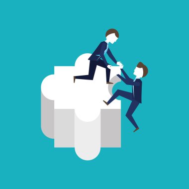 İş takım çalışması tasarım