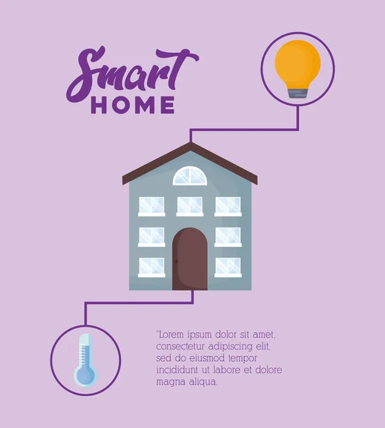 Smart Home Design — Stockvektor