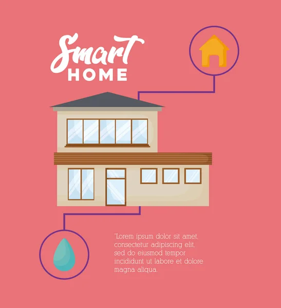 Smart Home Design — Stockvektor