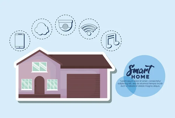 Smart Home Design — Stockvektor