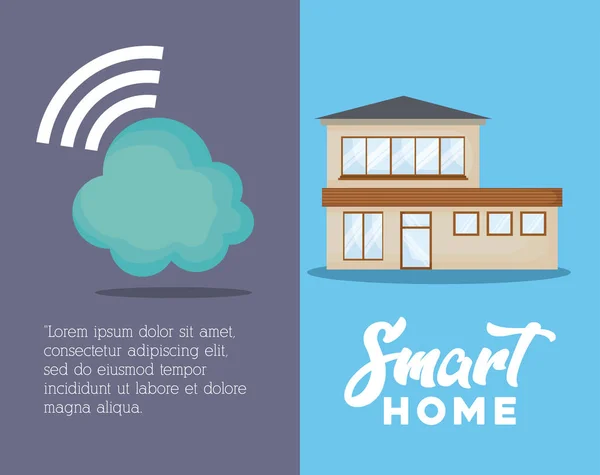 Smart Home Design — Stockvektor