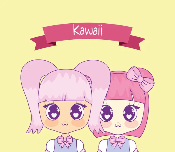 kurdele ile şirin kawaii kız grubu