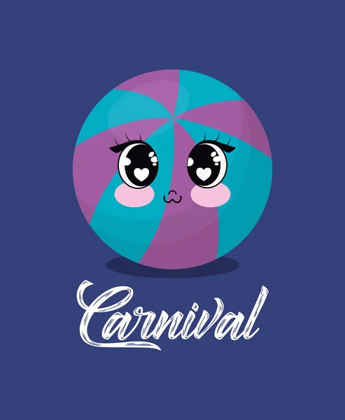 Diseño de circo de carnaval — Vector de stock