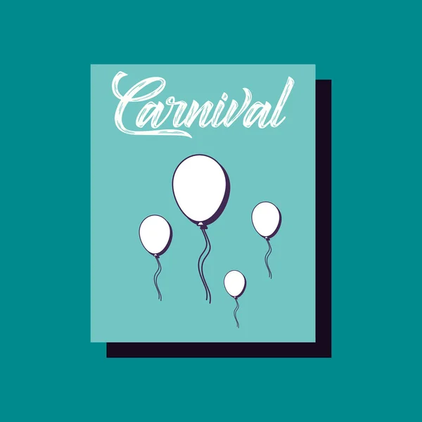 Design de circo de carnaval — Vetor de Stock