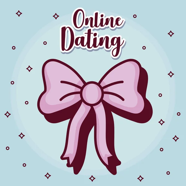 Online dating desing — 스톡 벡터