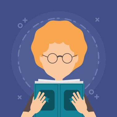 İnsanlar okuma dizayn