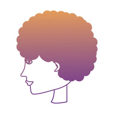 Profili bir kadın tasarım