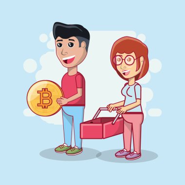 Bitcoin cryptocurrency tasarım