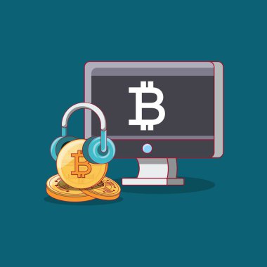 Bitcoin cryptocurrency tasarım