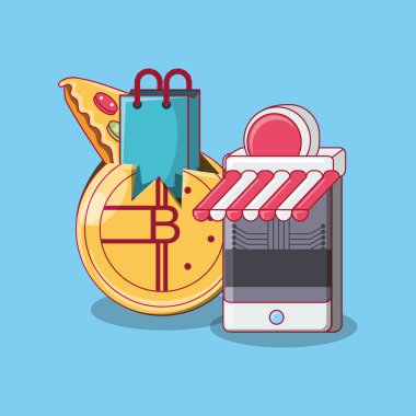 Bitcoin cryptocurrency tasarım
