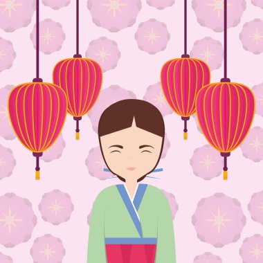 Asyalı kadın simgesi