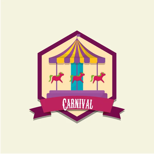 Carnival circus design — Stock Vector