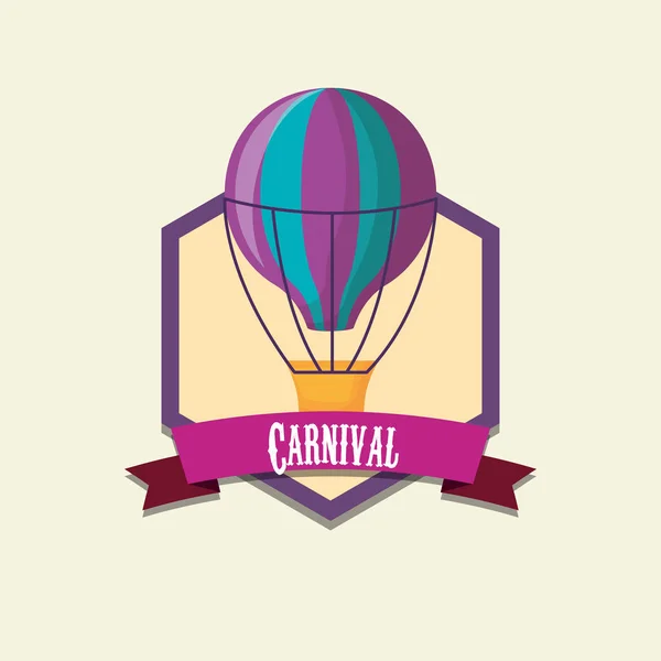 Karnaval sirk tasarım — Stok Vektör