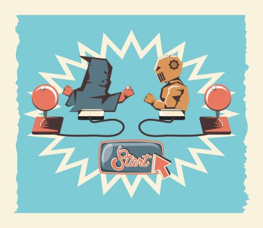 video oyunu retro figthers