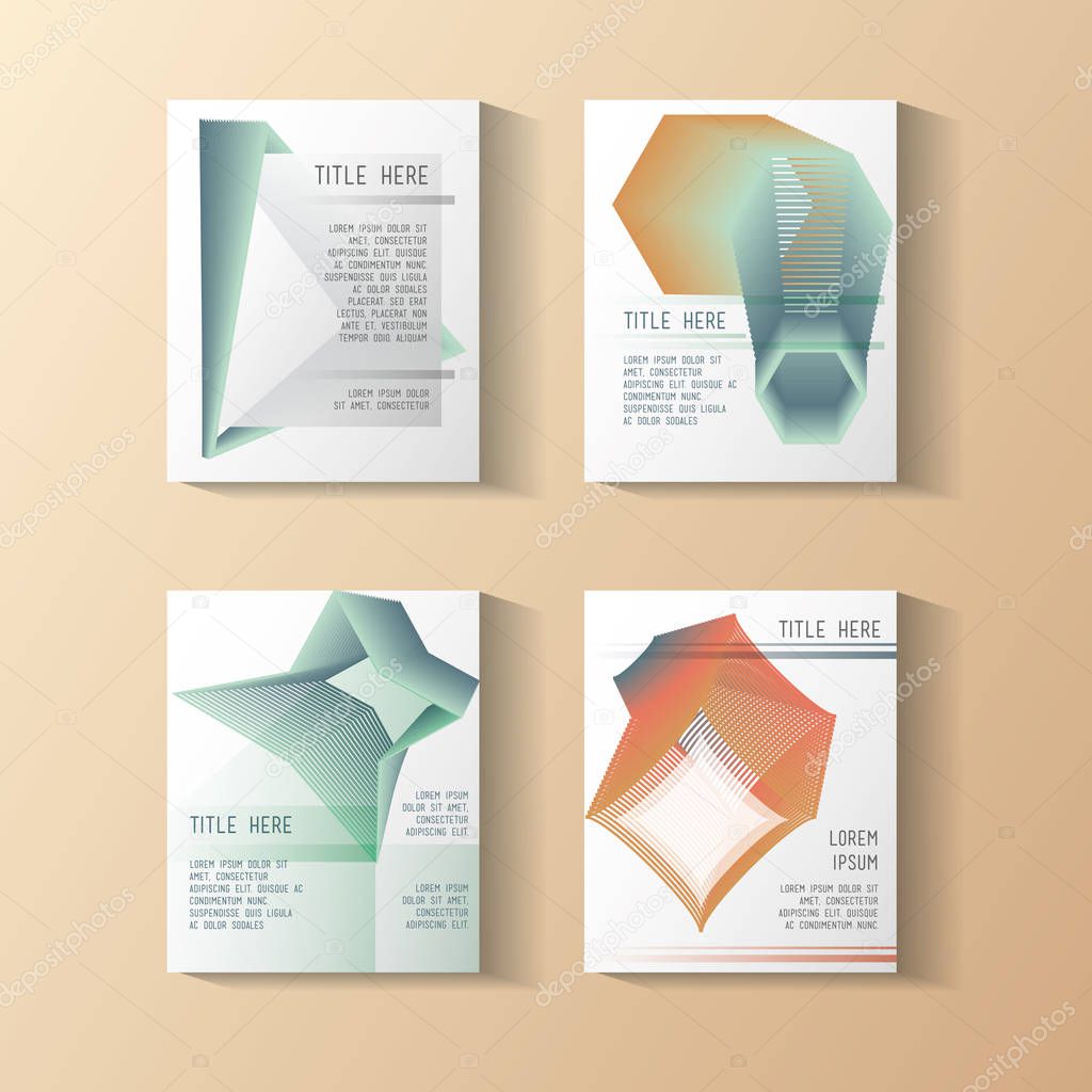 minimal geometric set templates labels