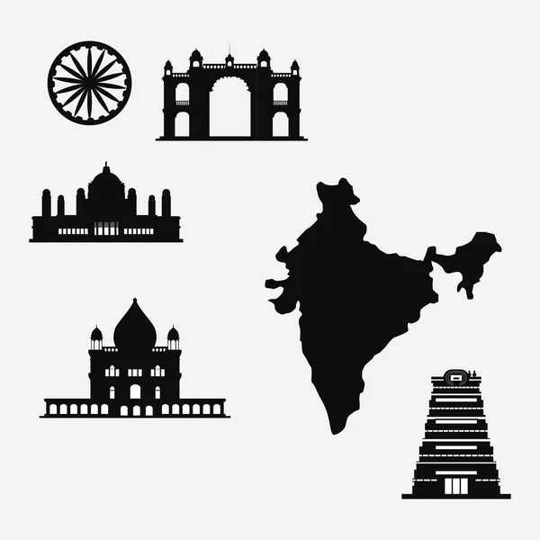 India cultuur ontwerp — Stockvector