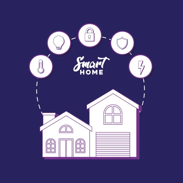 Smart Home Design — Stockvektor