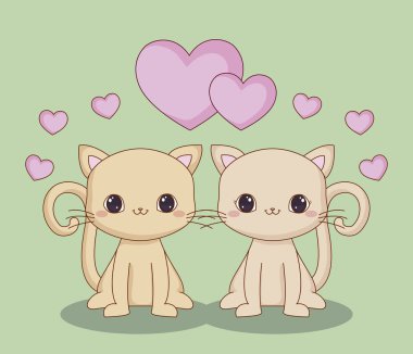 Kawaii hayvanlar tasarım