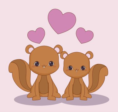 Kawaii hayvanlar tasarım