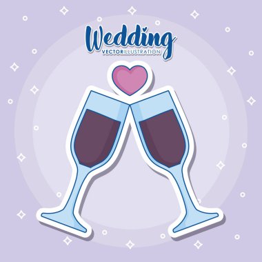 Düğün simgeleri tasarım