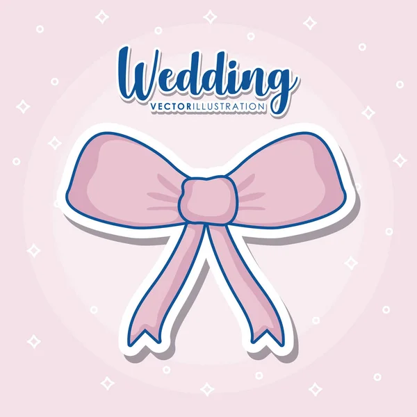 Diseño de iconos de boda — Vector de stock