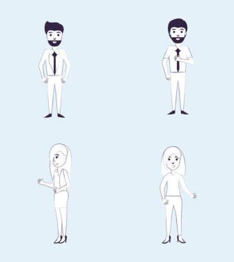 iş adamları tasarım konsepti