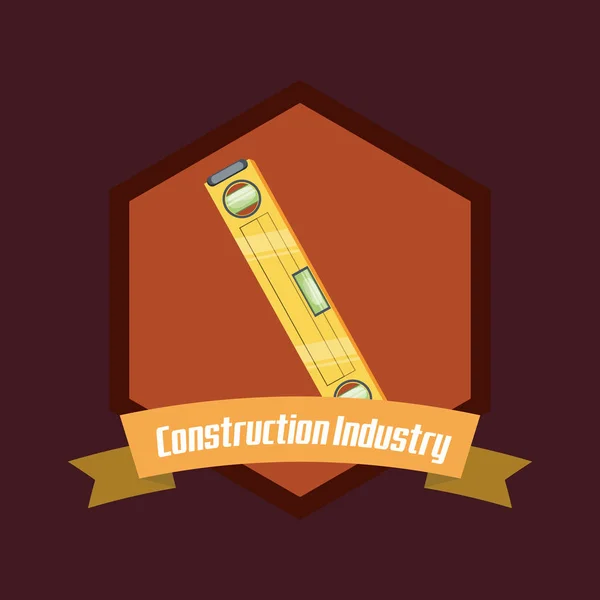 Projeto da indústria da construção — Vetor de Stock