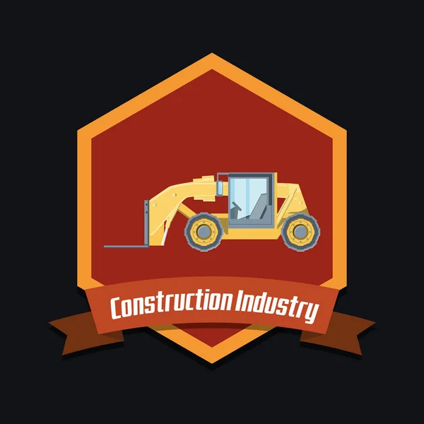 Diseño de la industria de construcción — Vector de stock