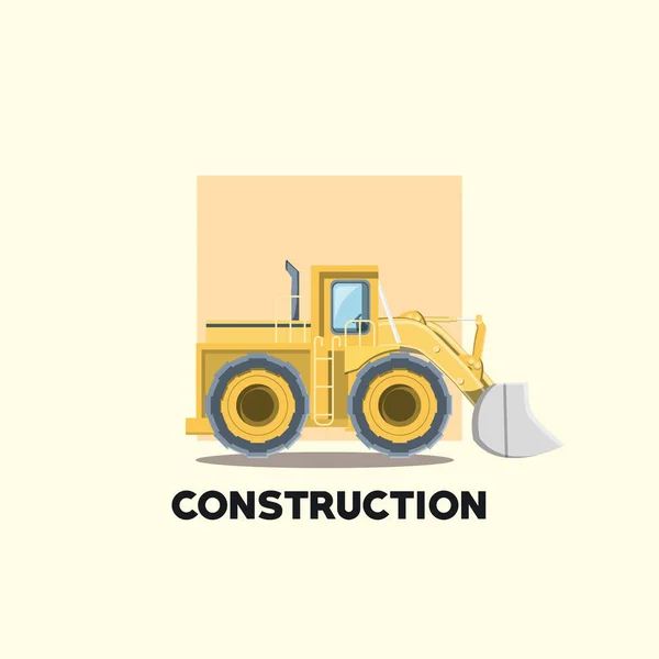 Diseño de camiones de construcción — Vector de stock