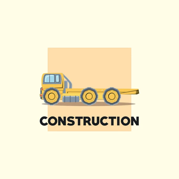 Diseño de camiones de construcción — Vector de stock