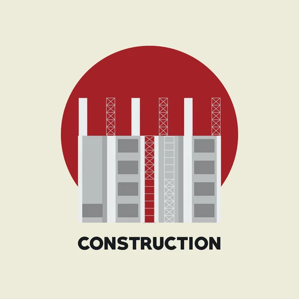 En construcción diseño — Vector de stock