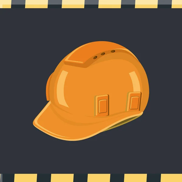 Будівництво шолом значок — стоковий вектор