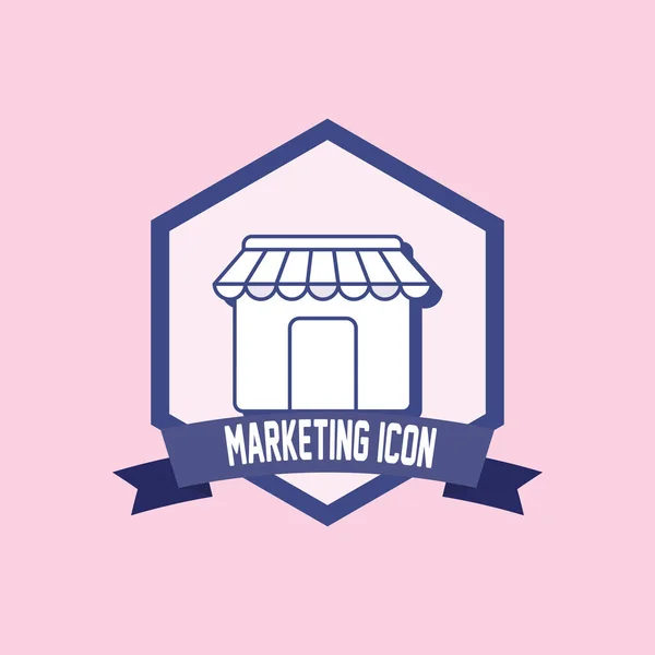 Marketing icon design — Stock Vector