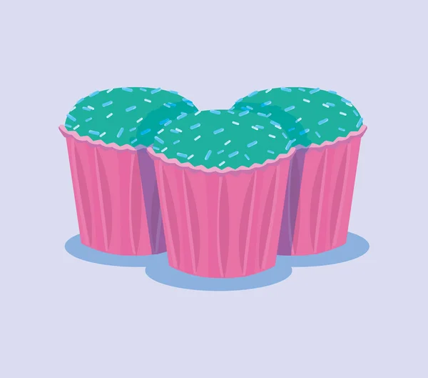 Joyeux gâteau d'anniversaire — Image vectorielle