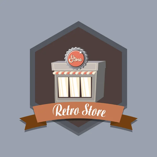 Tiendas retro — Vector de stock