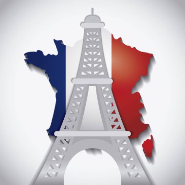 Fransa bayrağı tasarım